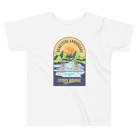[ID: 306-G172] Beautiful Landscape - Outdoor Toddler Staple Tee