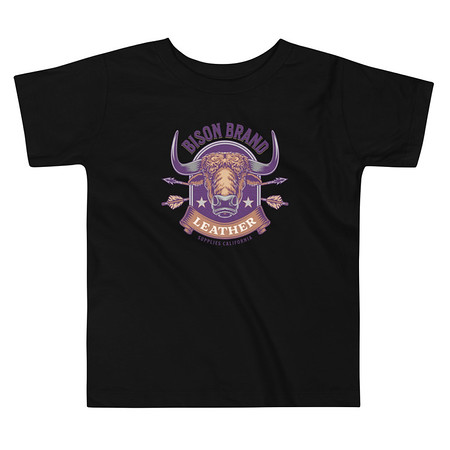 [ID: 306-G211] Bison Brand Leather - Animal Toddler Staple Tee