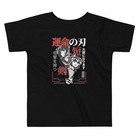 [ID: 306-G234] Blades of Fate - Japanese Manga Anime Toddler Staple Tee