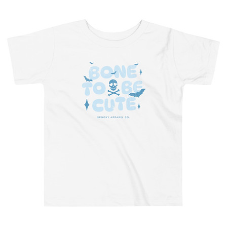 [ID: 306-G250] Bone To Be Cute - Halloween Toddler Staple Tee