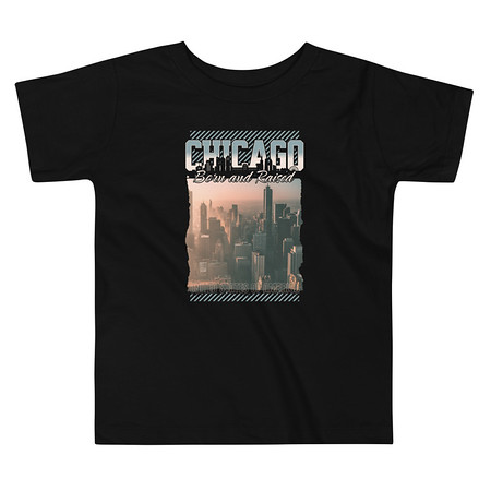[ID: 306-G257] Born and Raised Toddler Staple Tee