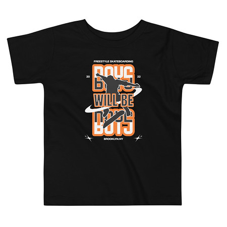 [ID: 306-G279] Boys will be boys Toddler Staple Tee