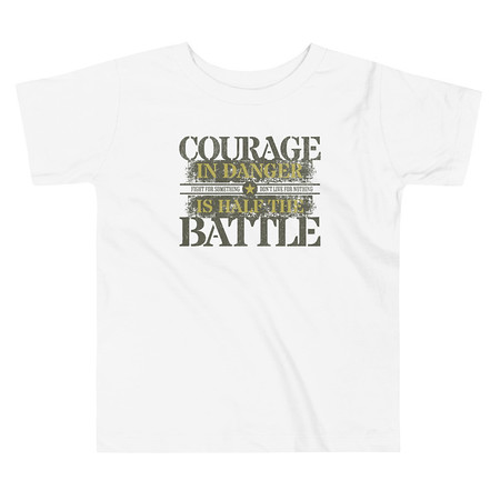 [ID: 306-G281] Brave Soldier Toddler Staple Tee