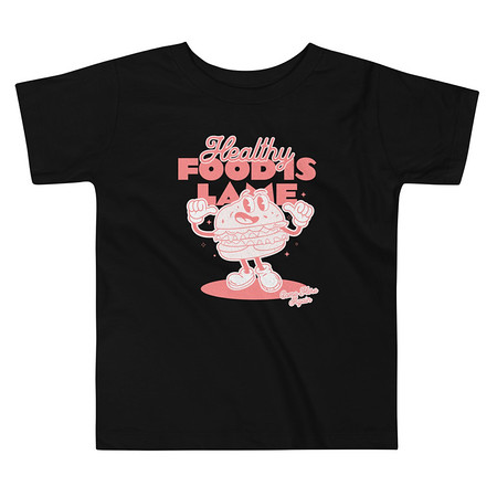 [ID: 306-G296] Burger Mascot Toddler Staple Tee