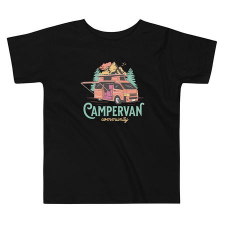 [ID: 306-G322] Campervan Community - Outdoor Adventure Toddler Staple Tee