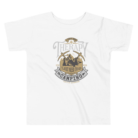 [ID: 306-G325] Camping Emblem Toddler Staple Tee