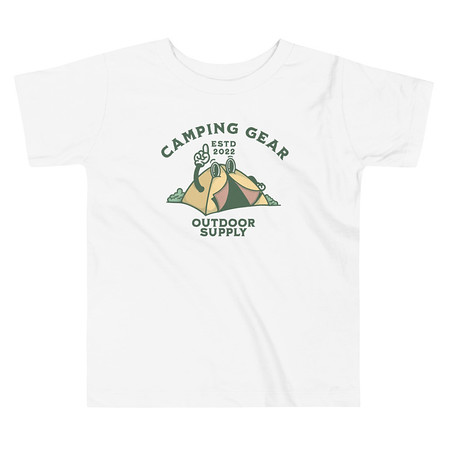 [ID: 306-G326] Camping Gear Toddler Staple Tee