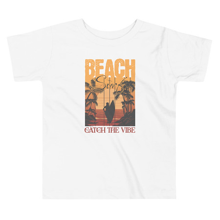 [ID: 306-G342] Catch the Vibe Toddler Staple Tee