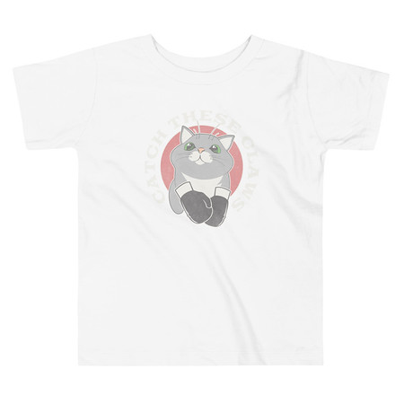 [ID: 306-G344] Catch These Claws - Cute Cat Toddler Staple Tee