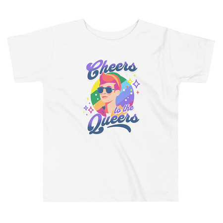 [ID: 306-G362] Cheers to the Queers Toddler Staple Tee