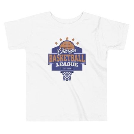 [ID: 306-G363] Chicago Basketball League - Athlectic Sports Toddler Staple Tee