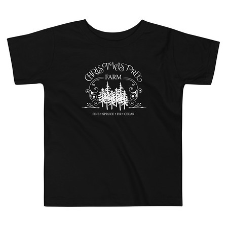 [ID: 306-G377] Christmas Tree Farm Toddler Staple Tee