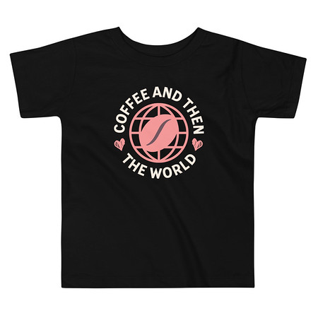[ID: 306-G393] Coffee and Then The World - Earth Toddler Staple Tee
