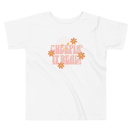 [ID: 306-G436] Creepin' It Real - Halloween Toddler Staple Tee