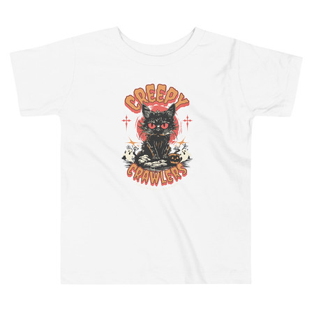 [ID: 306-G437] Creepy Crawlers Halloween Toddler Staple Tee
