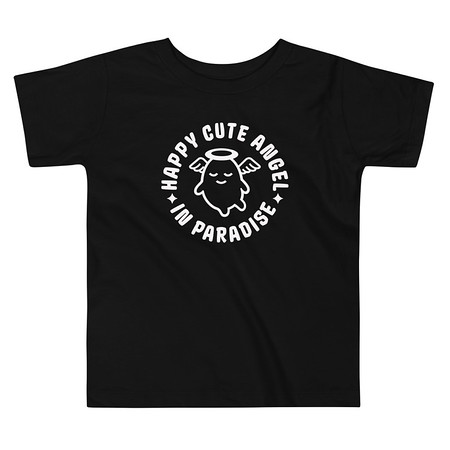 [ID: 306-G449] Cute Angel - Wings Toddler Staple Tee