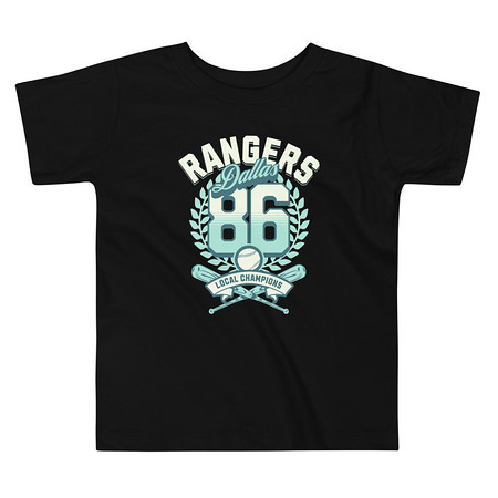 [ID: 306-G464] Dallas Rangers - Old School Sports Toddler Staple Tee