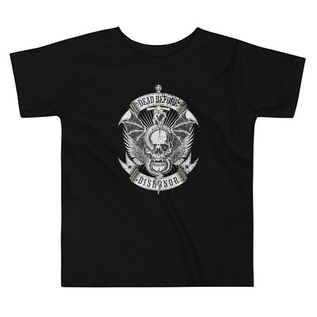 [ID: 306-G472] DEAD BEFORE DISHONOR Toddler Staple Tee