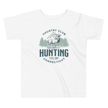 [ID: 306-G483] Deer Hunting Country Club  Toddler Staple Tee