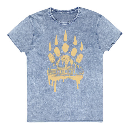 [ID: 462-G14] A Beary Good Home Unisex Denim T-Shirt