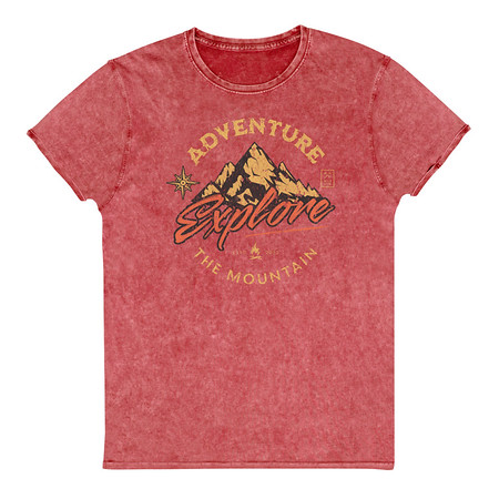 [ID: 462-G30] Adventure Explore The Mountain Unisex Denim T-Shirt