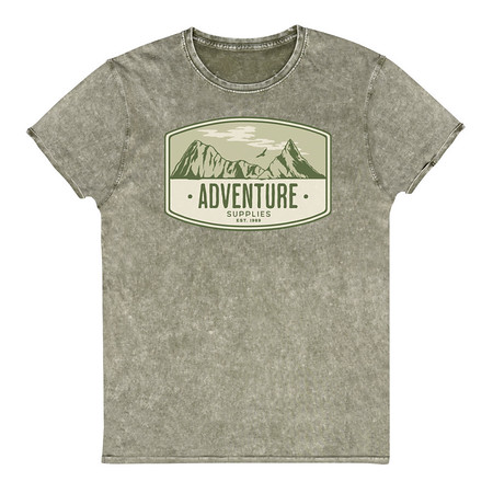 [ID: 462-G32] Adventure Supplies - Mountain Unisex Denim T-Shirt