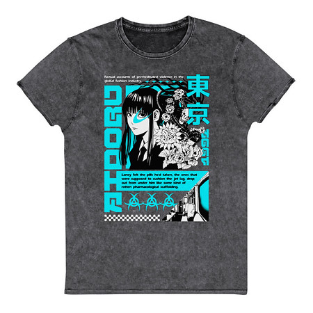 [ID: 462-G35] Aidoru - Japanese Anime Girl Unisex Denim T-Shirt