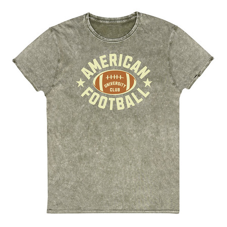 [ID: 462-G69] American Football - Athletic Sports Unisex Denim T-Shirt