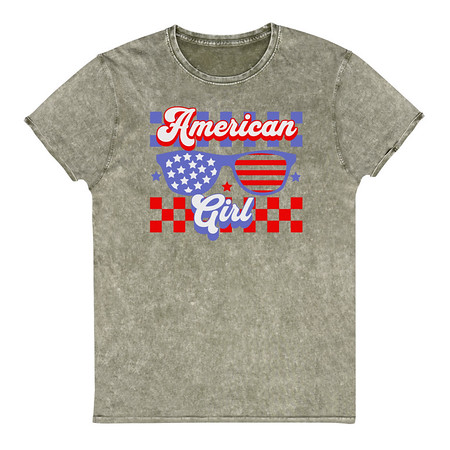 [ID: 462-G72] American girl Unisex Denim T-Shirt
