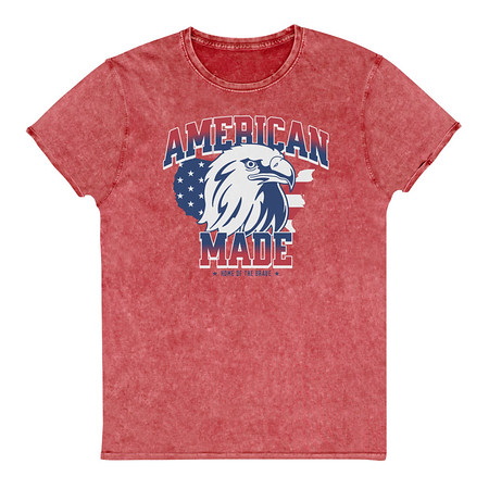 [ID: 462-G76] American Made Unisex Denim T-Shirt