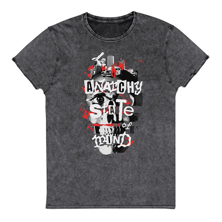 [ID: 462-G79] Anarchy State of Mind Unisex Denim T-Shirt