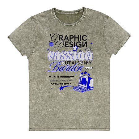 [ID: 462-G92] Anti-design  Unisex Denim T-Shirt
