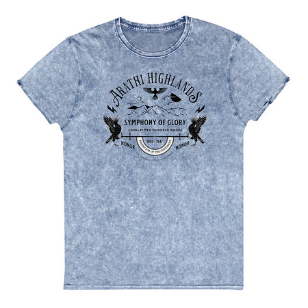 [ID: 462-G98] Arathi Honor Badge - Veteran Unisex Denim T-Shirt