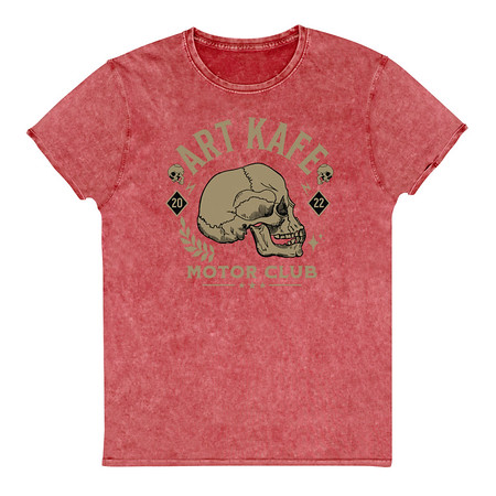 [ID: 462-G103] Art Kafe Motor Club Unisex Denim T-Shirt