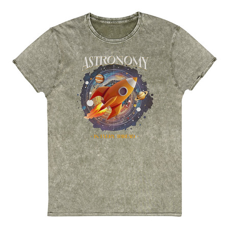 [ID: 462-G111] Astronomy in Every Thread Unisex Denim T-Shirt