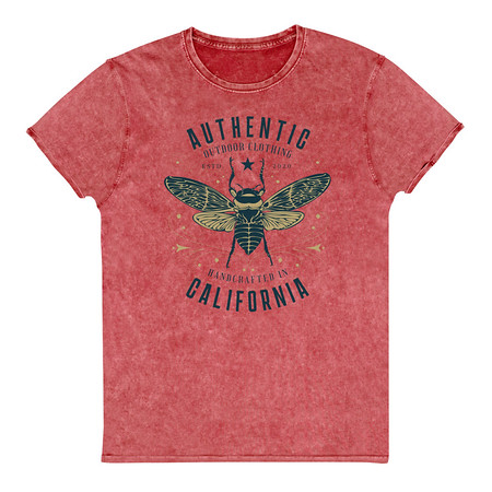 [ID: 462-G115] Authentic Outdoor Co. - Insect Unisex Denim T-Shirt