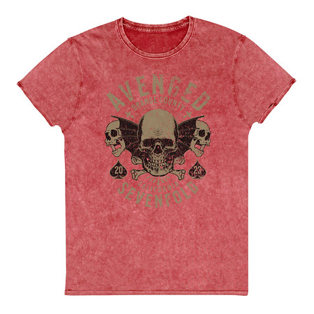 [ID: 462-G117] AVENGED SEVENFOLD Unisex Denim T-Shirt
