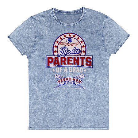 [ID: 462-G143] Baseball Mom Of A Graduate Unisex Denim T-Shirt