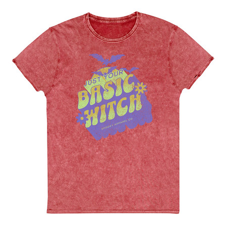 [ID: 462-G146] Basic Witch - Halloween Unisex Denim T-Shirt