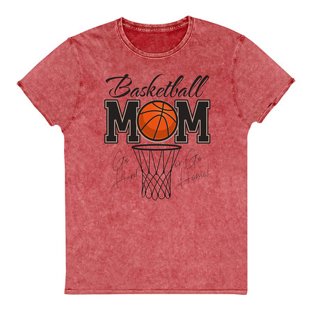[ID: 462-G148] Basketball Mom - Mother's Day Unisex Denim T-Shirt