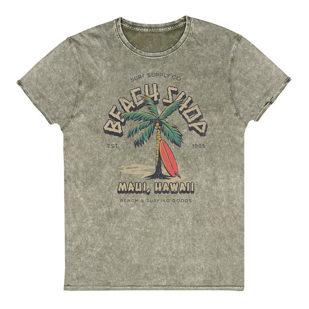 [ID: 462-G169] Beach Shop Unisex Denim T-Shirt