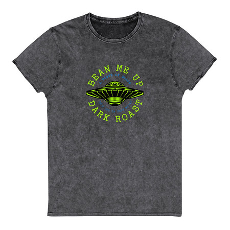 [ID: 462-G170] Bean Me Up Unisex Denim T-Shirt