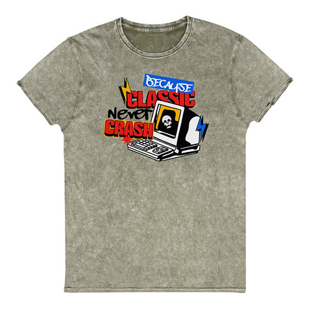 [ID: 462-G175] Because Classic Never Crash Unisex Denim T-Shirt