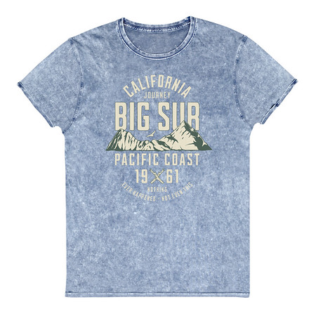 [ID: 462-G204] Big Sur - Outdoor Mountain Unisex Denim T-Shirt