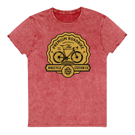 [ID: 462-G207] Bikecycle Station Co. - Sports Unisex Denim T-Shirt