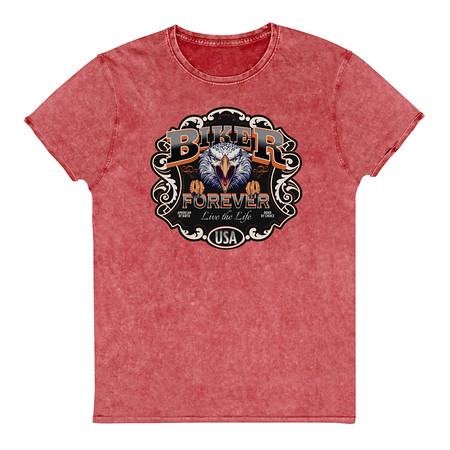 [ID: 462-G208] biker forever Unisex Denim T-Shirt