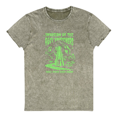 [ID: 462-G247] Body Snatchers - UFO Invasion Unisex Denim T-Shirt