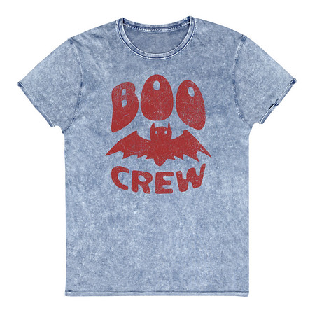 [ID: 462-G252] Boo Crew Unisex Denim T-Shirt
