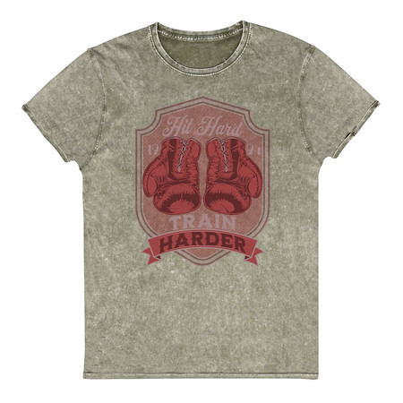 [ID: 462-G278] Boxing Training Unisex Denim T-Shirt
