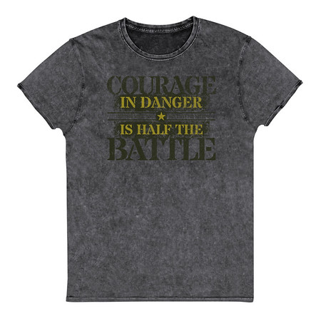 [ID: 462-G281] Brave Soldier Unisex Denim T-Shirt